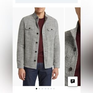 New men’s Peter Millar Stable Crown jacket Gray Button-Up